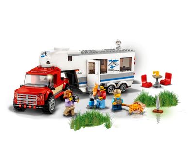 LEGO City, Pickup z przyczepą, 60182
