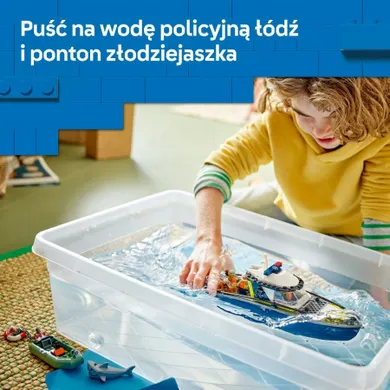 LEGO City, Pościg łodzią policyjną, 60456