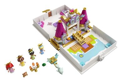 LEGO Disney Princess, Książka z przygodami Arielki, Belli, Kopciuszka i Tiany, 43193