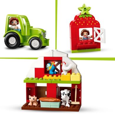 LEGO DUPLO, Stodoła, traktor i zwierzęta gospodarskie, 10952