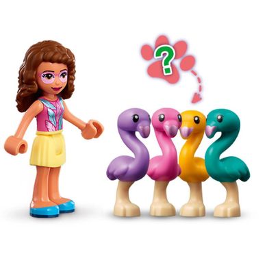 LEGO Friends, Kostka Olivii z flamingiem, 41662
