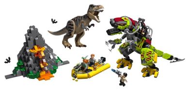 LEGO Jurassic World, Tyranozaur kontra mechaniczny dinozaur, 75398