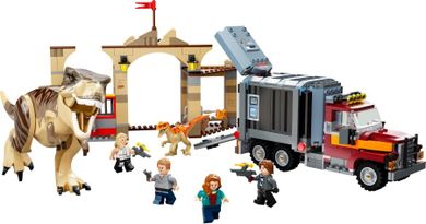 LEGO Jurassic World, Ucieczka tyranozaura i atrociraptora, 76948