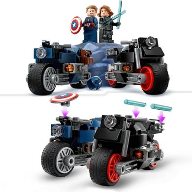 LEGO Marvel, Motocykle Czarnej Wdowy i Kapitana Ameryki, 76260