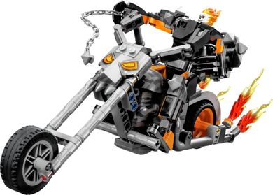 LEGO Marvel, Upiorny Jeździec - mech i motor, 76245