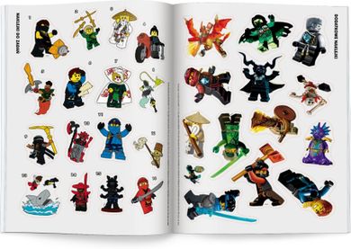 LEGO NINJAGO. Kolorowanka z naklejkami