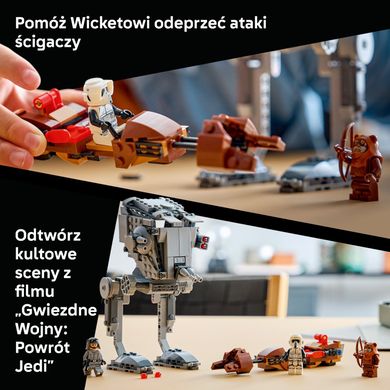 LEGO Star Wars, SMART Play: Atak AT-ST na Endor, 75424