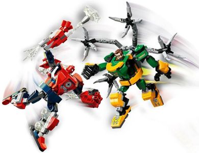 LEGO Super Heroes, Bitwa mechów Spider-mana i Doktora Octopusa, 76198