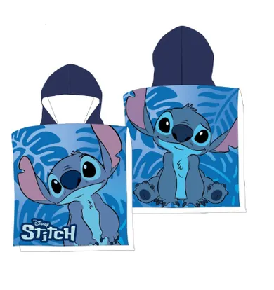 Lilo i Stitch, okrycie kąpielowe, ponczo, niebieski, 50-100 cm