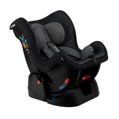 Lionelo, Liam, fotelik samochodowy, 0-18 kg, Carbon Grey