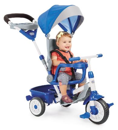 Little Tikes, Perfect Fit, rowerek trzykołowy 4w1, niebieski