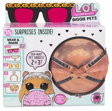 L.O.L. Surprise, Biggie Pets, Chomik, duże zwierzątko z akcesoriami