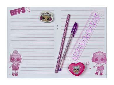 L.O.L. Surprise, zestaw szkolny w saszetce, 7 elementów