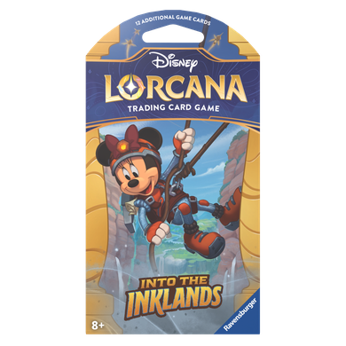 Lorcana, Disney, Into the Inklands, Booster Pack, gra karciana, booster, 1 szt.