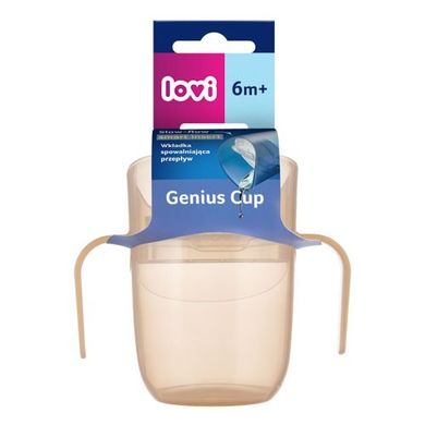 Lovi, Genius, kubek treningowy, nude, 150 ml