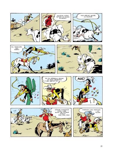 Lucky Luke Pod Niebem Zachodu Tom 4