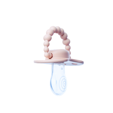 LUU Kids, smoczek pozycjonujący, Velvet Blush, 6m+