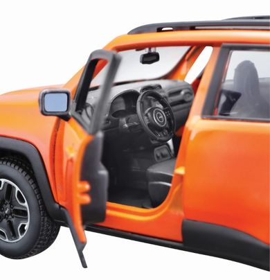Maisto, Jeep Renegade, model do składania, pomarańczowy