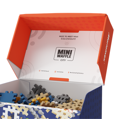Marioinex, Mini Waffle, Port, klocki konstrukcyjne, 248 elementów