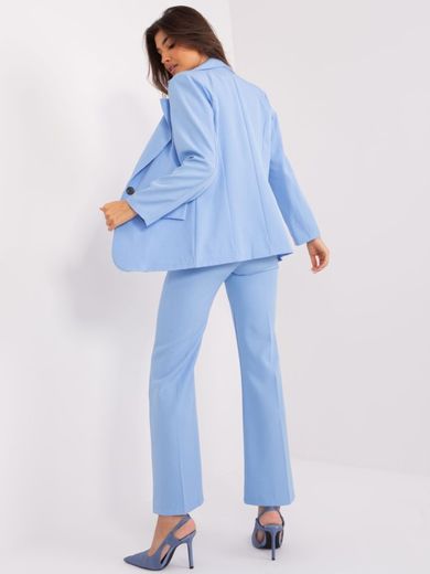 Marynarka damska, niebieska, Italy Moda