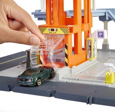 Matchbox, Action Drivers, Prawdziwe Przygody - Garaż, światło i dźwięk, zestaw