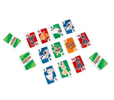 Mattel, Skip-Bo Junior, gra karciana