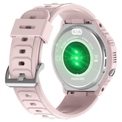 Maxcom, FW100 Titan Valkiria, smartwatch, różowy