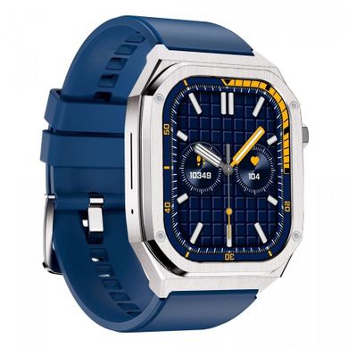 Maxcom, FW65 Iron S, smartwatch, srebrny