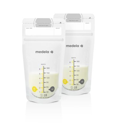 Medela, torebki do przechowywania pokarmu, 25 szt.