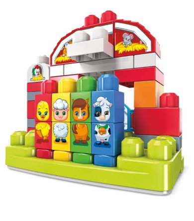 Mega Bloks, First Builders, Muzyczna farma, klocki