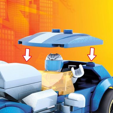 Mega Construx, Hot Wheels, Twin Mill, pojazd do zbudowania, klocki, 111 klocków