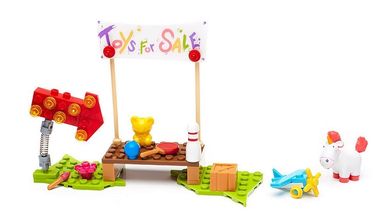 Mega Construx, Minionki, Kiermasz zabawek Agnes, klocki, 70 elementów