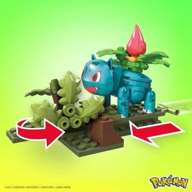 Mega Construx, Pokemon, Ivysaur, klocki, 86 elementów