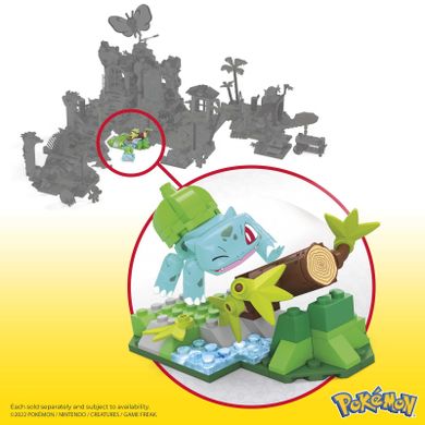 MEGA Pokemon, Leśna zabawa Bulbasaura, 82 klocki, zestaw