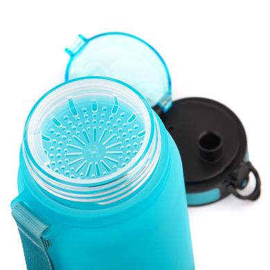 Meteor, bidon sportowy, zielony/błękitny, 800 ml