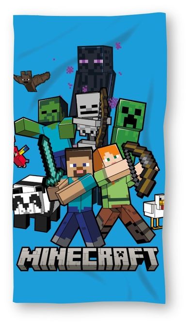 Minecraft, ręcznik bawełniany, 70-140 cm