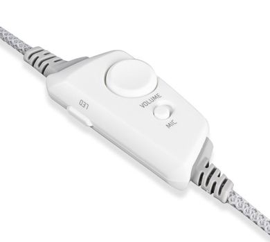 Modecom, MC-899 PROMETHEUS, słuchawki, białe