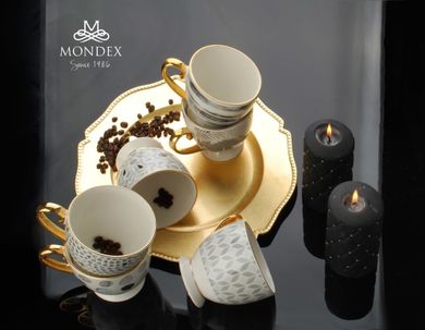Mondex, kubek porcelanowy, 400 ml, Nicole