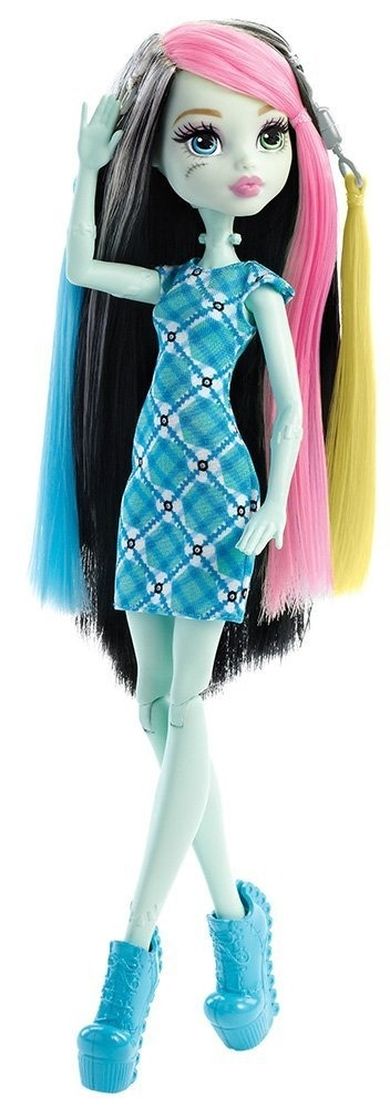 Monster High, Frankie Stein, elektryzujące włosy, lalka z akcesoriami
