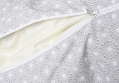 Motherhood, fasolka, poduszka do karmienia, wypełnienie orkiszowe, ptaszki szare