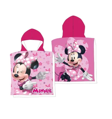 Myszka Minnie, okrycie kąpielowe, ponczo, 50-100 cm