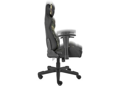 Natec, fotel gamingowy, Genesis Nitro 560 Camo NFG-1532, czarno-zielony