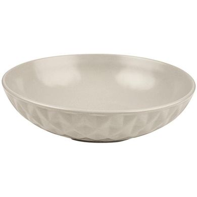 NAVA, talerz ceramiczny, obiadowy głęboki, Soho Classic, szary, 20 cm, 1 l