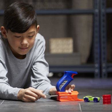 Nerf Nitro, Throttleshot Blitz, wyrzutnia samochodzików, niebieska
