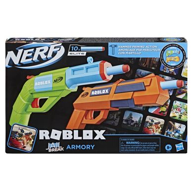 Nerf Roblox, Jailbreak Armory, 2 wyrzutnie i 10 strzałek