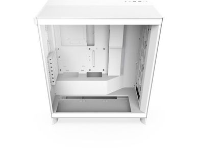 Nzxt, H7 Flow RGB Midi Tower, obudowa komputerowa z oknem, biała