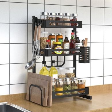 Organizer na przyprawy i akcesoria kuchenne, Loft, trzypoziomowy