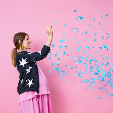 PartyDeco, Gender Reveal Party, balon, chłopiec, 1 m