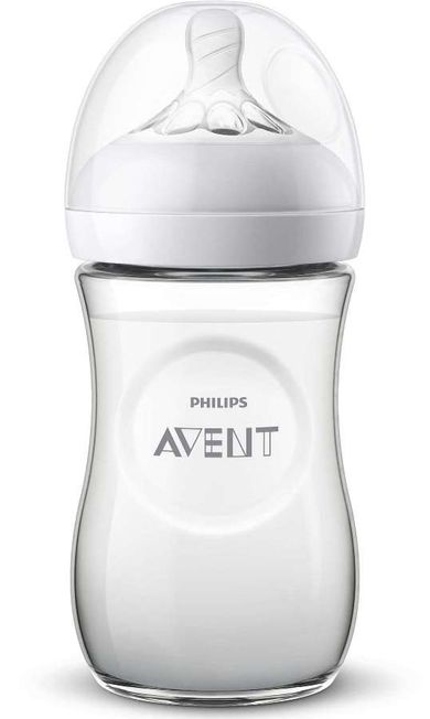 Philips Avent, Natural, Smok, butelka, 260 ml