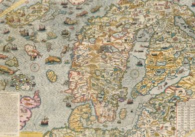 Piatnik, Mapa świata, puzzle, 1000 elementów